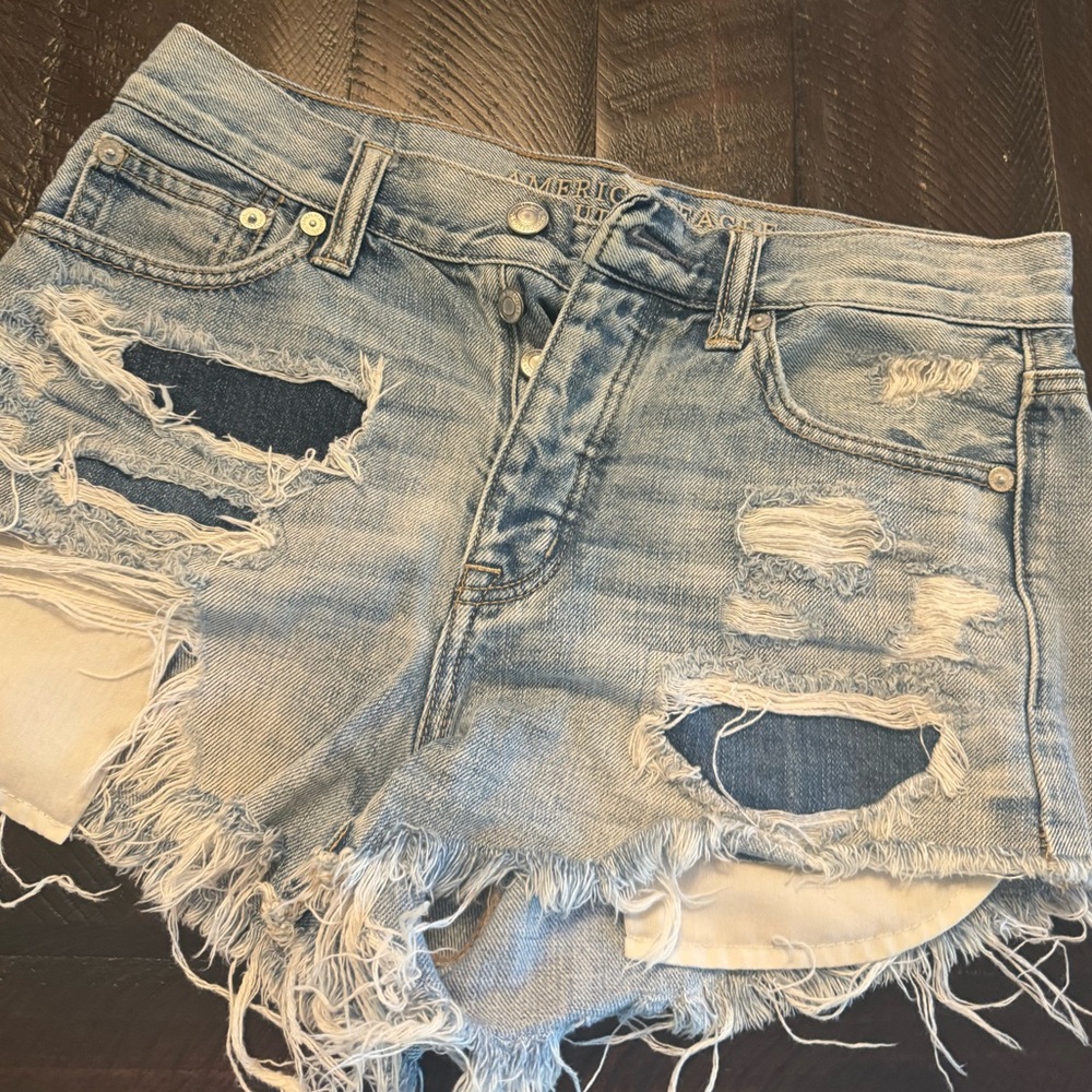 American Eagle Distressed Denim Shorts